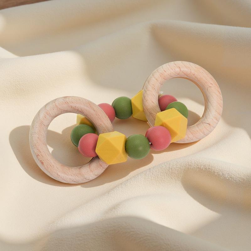 Baby Beech Molar Stick, Liquid Silicone 6 Months Can Be Boiled Baby Biting Glue Toy Anti-eating Hand Soothing Toothpaste