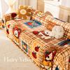 Cute Cartoon Sofa Cover Thickened In Winter New Blankets Suitable for Non-slip Pads In Autumn and Winter Home Textile Products