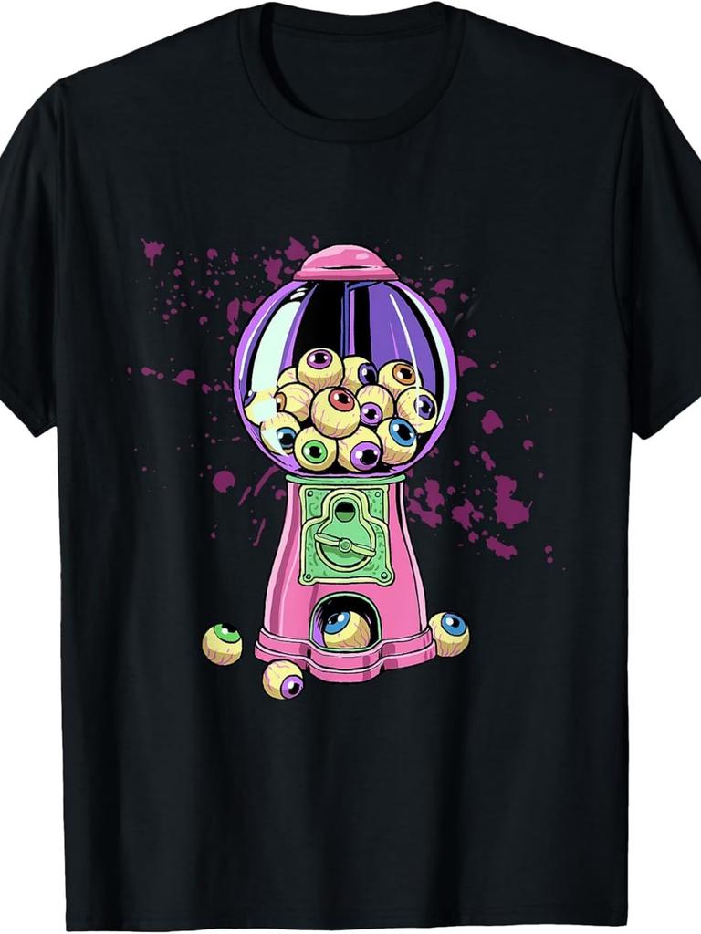 Weirdcore Gumball Shirt Bubble Gum Machine Eyeball Dreamcore T-Shirt | Same Styl