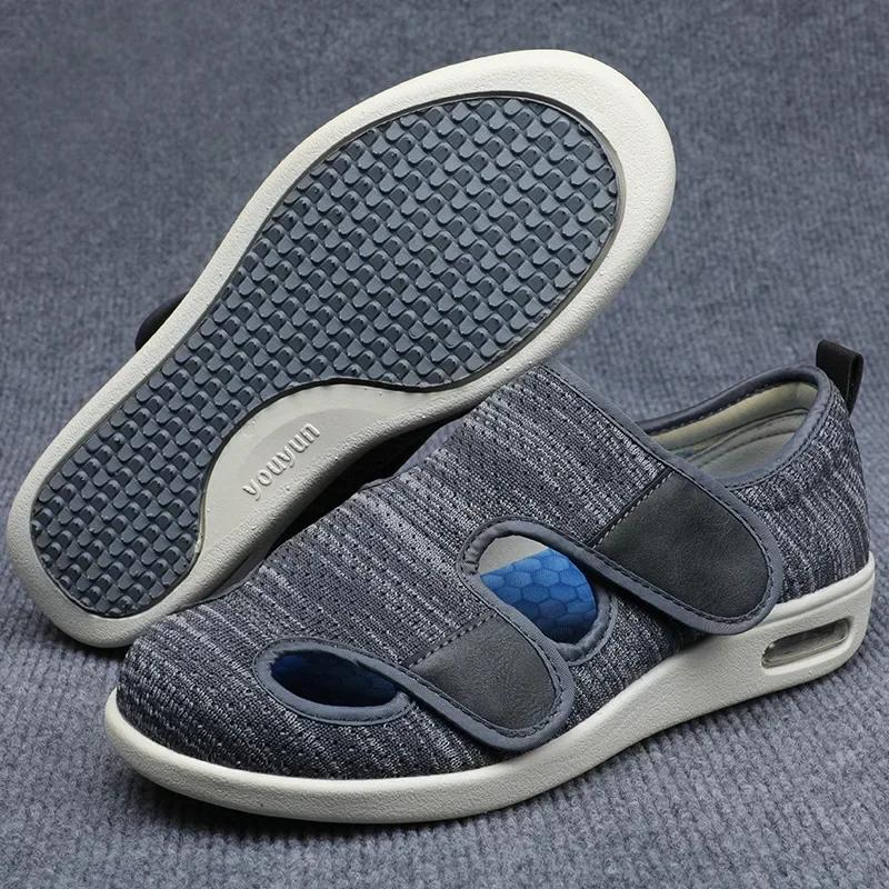  Mom Dad Shoes Casual Sandals Orthopedics Wide Feet Swollen Shoe Thumb Eversion Adjusting Soft Comfortable Diabetic Shoes