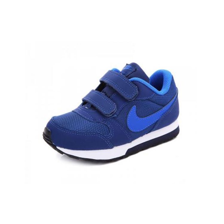 Nike MD Runner 2 Slip-Resistant Shock Absorbing Durable Breathable Low-Top Walking Shoes Baby Shoes Dark-Blue 806255-405