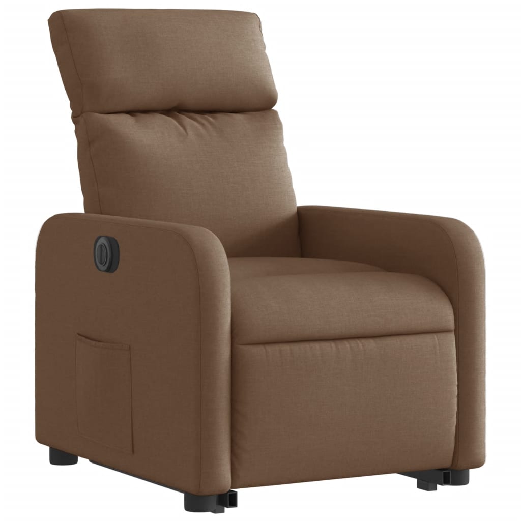 Vidaxl Lift-Up Massage Chair, Electric, Reclining, Brown