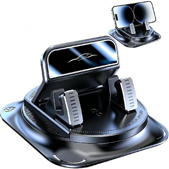 Dashboard Mobile Phone Holder, 360 Degree Rotation Car Phone Holder, Non-Slip Navigation Phone Holder Rotating Car, Universal Suction Cup Fixed