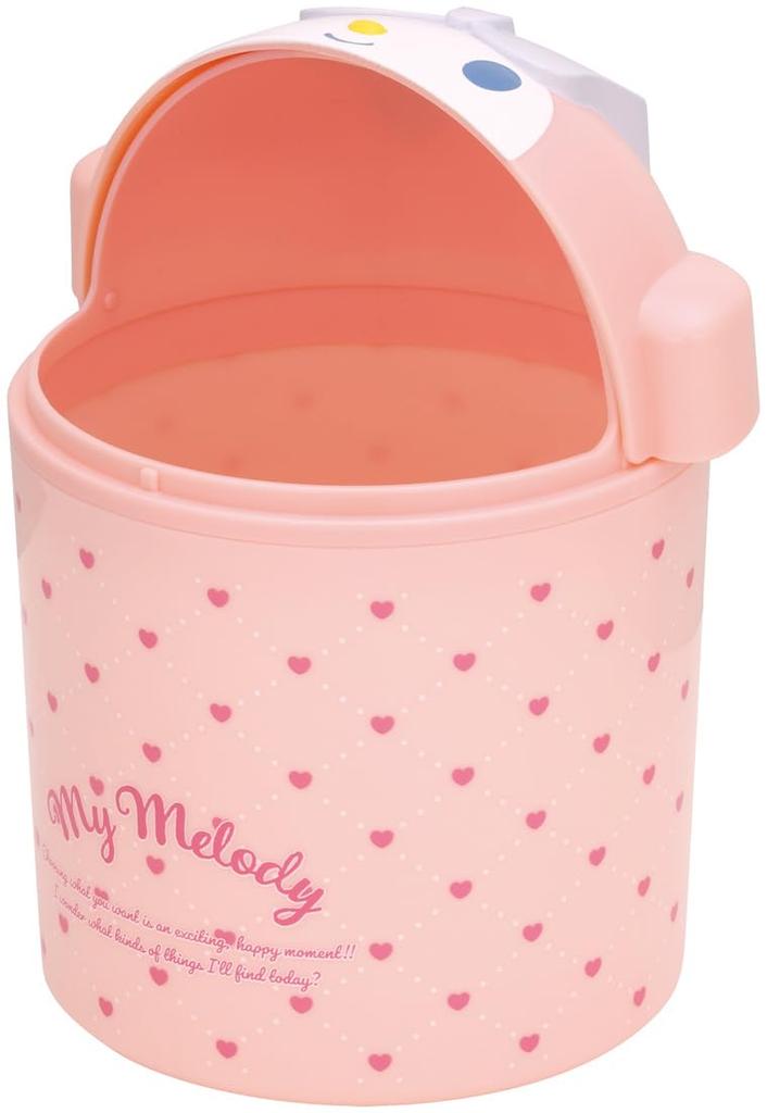 Skater 3D Interior Storage Trash Tabletop Trash My Sanrio Box, Case, Can, Can, Melody, DB2D-A