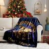 Custom Name Magic Academy Blanket Flannel Blanket for Camping, Hiking, Garden Parties, Picnic Essentials,gift for family and friend