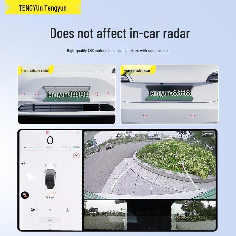 Deep Blue L06 Full Coverage License Plate Frame for 26 New Energy Models - Protective & Specialized Accessory