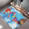 Red-Haired Girl Cartoon Design Suitable As a Non-slip Mat for the Living Room or Bedroom Sofa