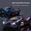 1/24 Apollo EVO Verchromte Version Legierungsmodell Sportwagen-Ornament Bunt Mit Ton und Licht Rückstellkraft Spielzeugauto-Modell Geschenk