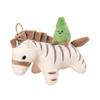 Plush Doll Pendant Pull Type Zebra Elephant Bee Shark Design Decorative