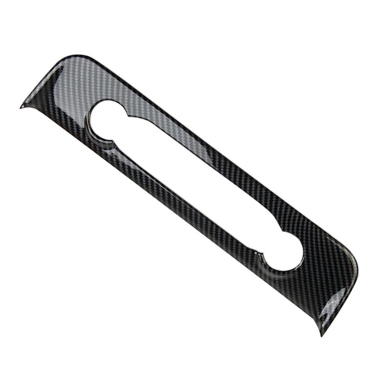 Carbon Fiber Style Interior Mouldings For Ford Maverick - ABS Inner Door Armrest Window Lift Button Cover Trim