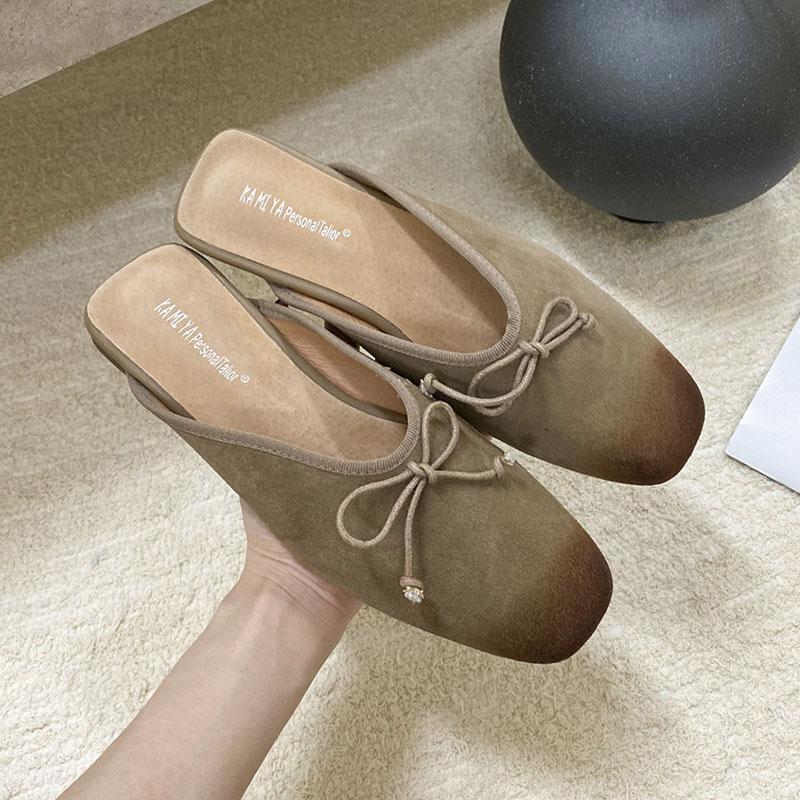 

Fashion Luxury Ladies Flats Sandals Outdoor Slippers Summer Fashion Comfortable Flats Female Slides Slippers Shoes For Women Mules 35