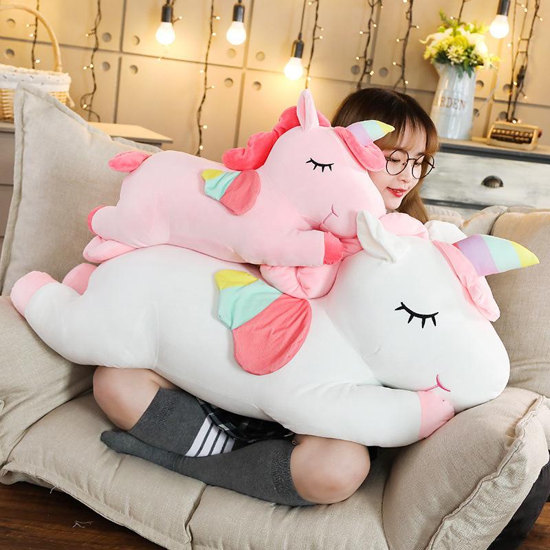 25/35cm Kawaii Giant Unicorn Plush Toy Soft Stuffed Unicorn Soft Dolls Animal Horse Toys For Children Girl Pillow Birthday Gifts