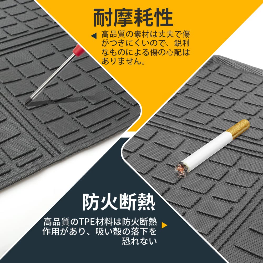 Toyota Yaris Cross Luggage Trunk 3D Luggage YARIS CROSS 2020 and 3D Car Cargo TPE Car Mat, Mat, Tray, (August Later), Vehicle-Specific Design, Mat,
