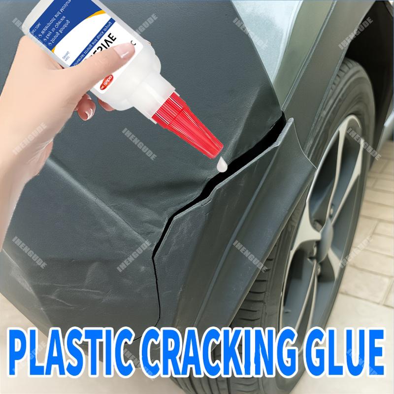 Car Bumper Glue - Special Adhesive for Hard Plastics, Strong Universal Glue for Welding, Repairing Plastic Parts, Rearview Mirror Bases, Damage an