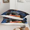 Car Bigfoot Series Three-Piece Duvet Set Digital Printing