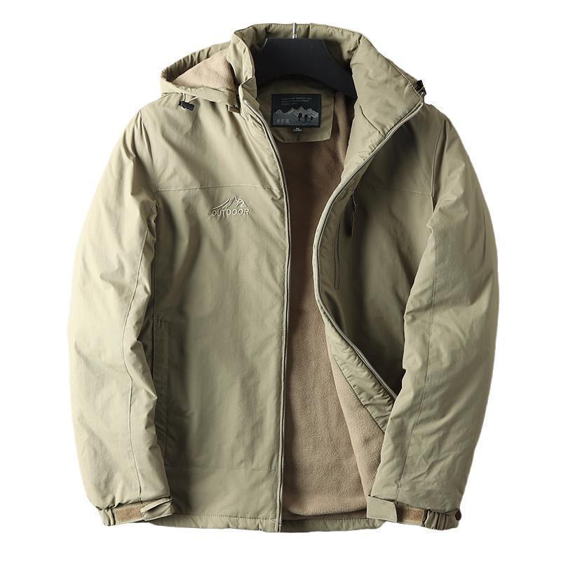 Fleece-Lined Waterproof Windproof Mountaineering Jacket