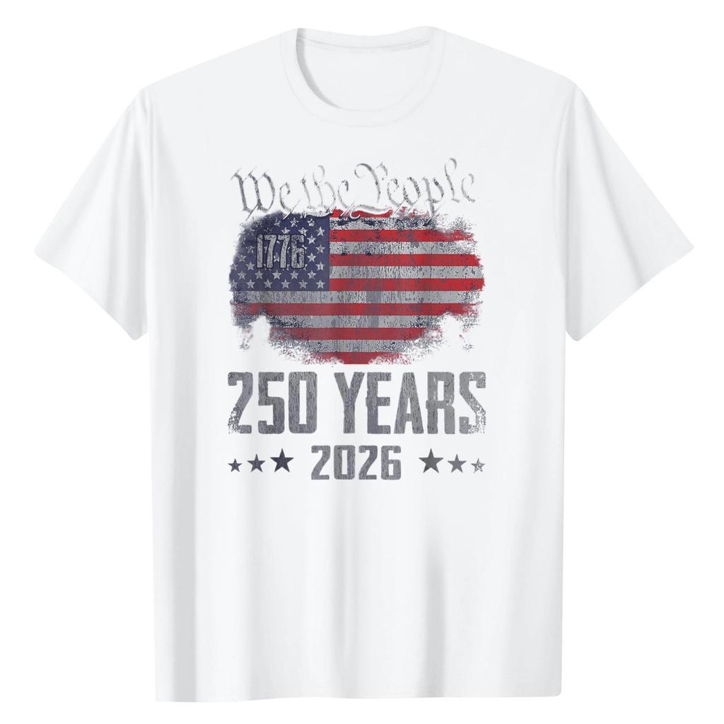 Unisex Round Neck Casual Digital Printed Short Sleeved T-shirt Top
