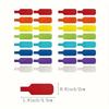 5PCS Writable Labels with Velcro Color Cable Labels Velcro Wrapped Cable Labels Network Cable Marking Buckle