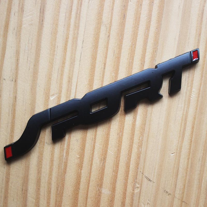 3D Metall Auto Logo Sport Heck- & Karosserieaufkleber