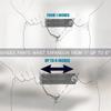 4pcs Waistband Extender Buckle Elastic Adjustable Pant Extension Maternity Pants Stretch Button