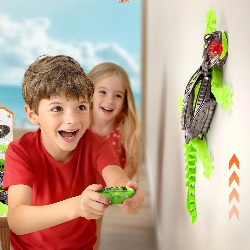 New Wall-Climbing Mechanical Robot Toy Gift: Electric Intelligent Gecko Bionic Crawler with Rechargeable Remote Control