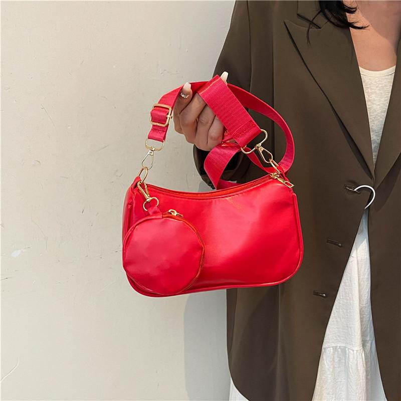 Trendy Korean Style Womens Crossbody Bag Chic Fashionable Pu Material For Everyday Use