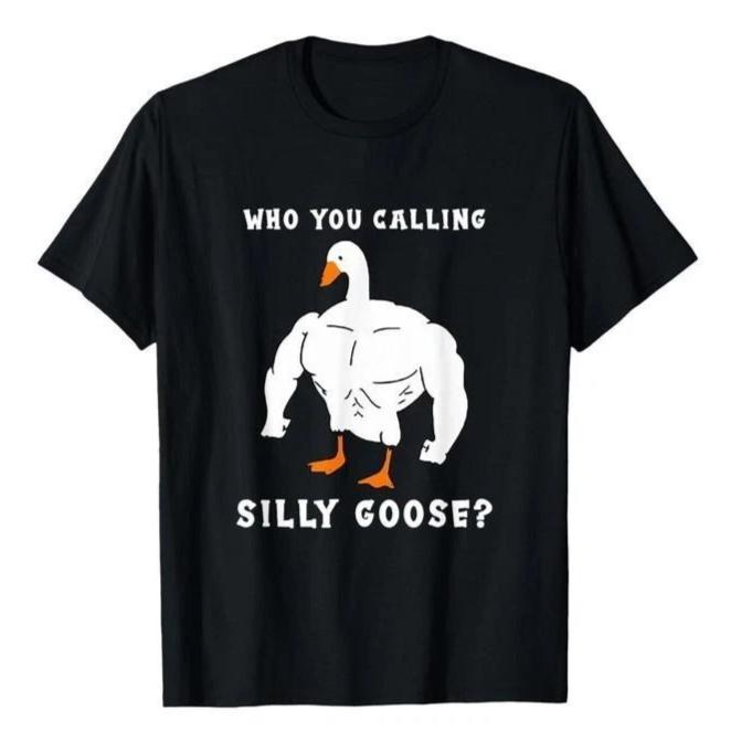 Silly Goose Funny Gym Meme TShirt Aesthetic Unisex Women Harajuku Short Sleeve Tshirt Graphic Pattern Clothing Yk Tee Tops