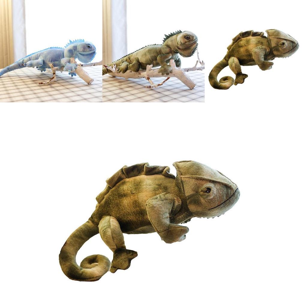 Realistic Lizard Plush Toy Super Soft Short Plush Material Color-changing Chameleon Doll Perfect Gift For Teens