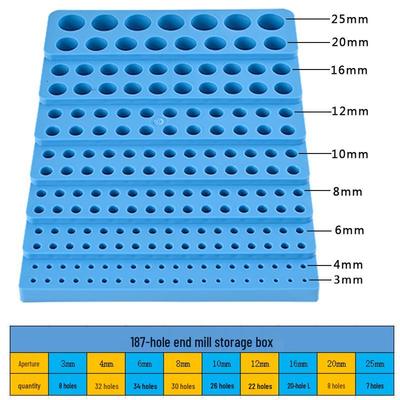 CNC Tool Storage Box for Drill Bits, Taps, Collets, Chucks, and End Mills