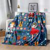 3D Nutcracker Christmas Tree Soft Plush Blanket,Flannel Blanket Throw Blanket for Living Room Bedroom Bed Sofa Picnic Cover Kids