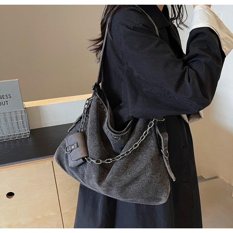 Shoulder Bag Large Capacity Crossbody Large Bag 2025 New Commuter Handheld Tote Tote Bag