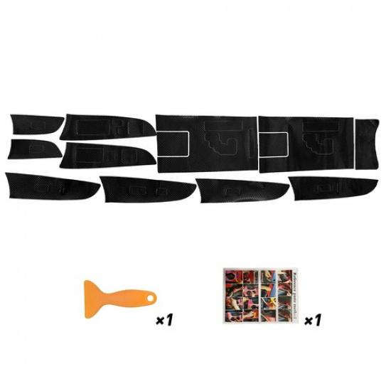 For LEXUS IS250 IS300 2006-2012 Console Gear Shift Box Panel Cover Carbon Fiber