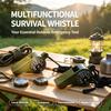1in1 outdoor emergency whistle with compass, thermometer, outdoor whistle, convenient to carry suitable for camping and hiking