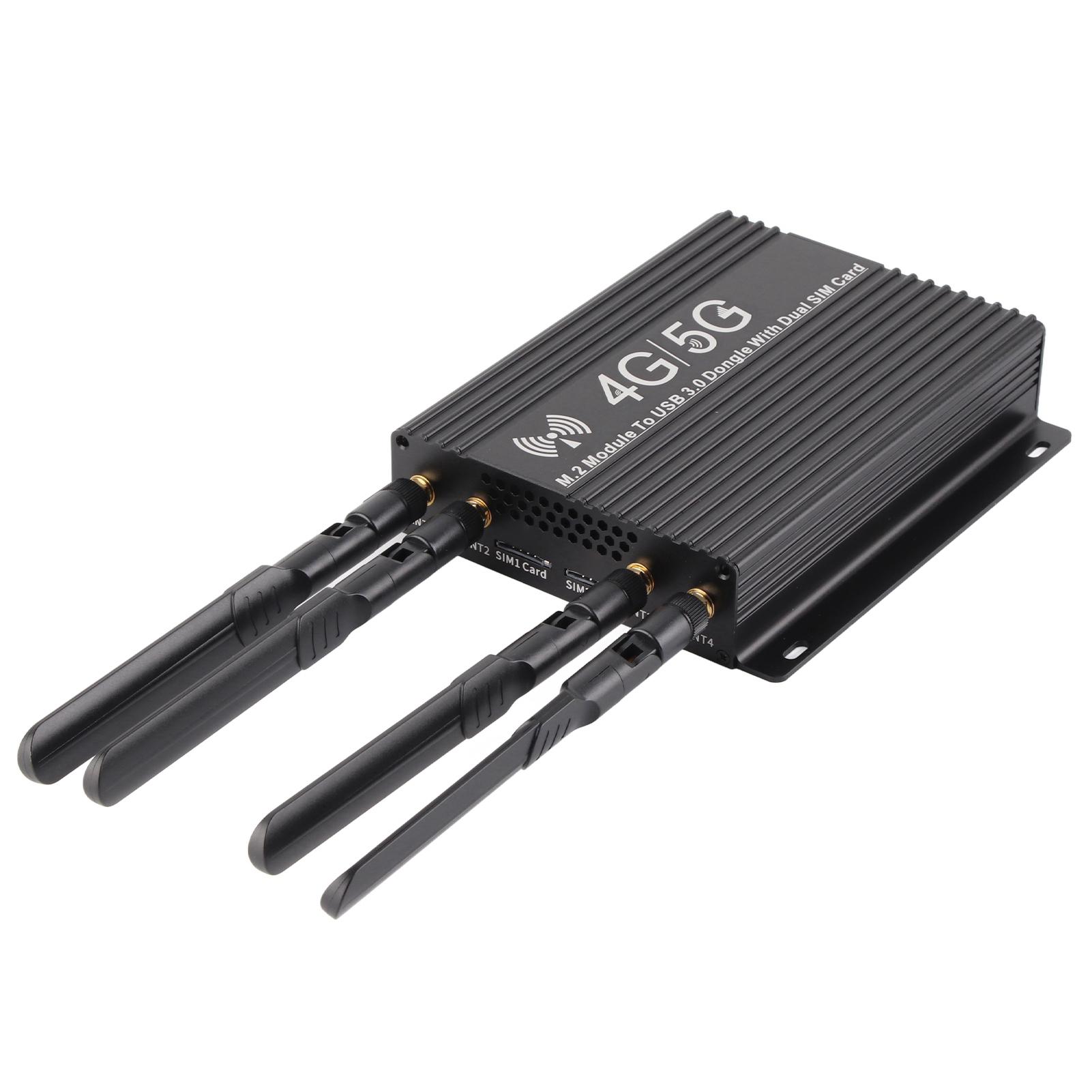 

Модуль NGFF M.2 4G 5G – адаптер USB3.0 із вентилятором охолодження, двома гніздами для SIM-карт, антеною з високим коефіцієнтом посилення