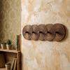 Bohemian Style Wall-Mounted Organizer Modern Entryway Organizer Key Storage Rack  Interior Decor