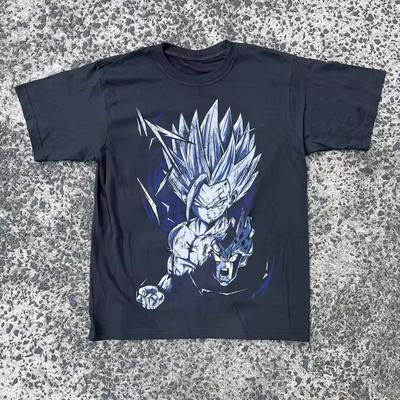 Dragon Ball Z Japanese Anime Printed Men's T-Shirt Goku Boy Children's Harajuku Short Sleeve Kids T-shirt Clothing Tee Tops