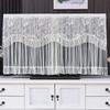 1pcs European Style Lace TV Cover Brand Universal Liquid Crystal TV Cover Cloth Anti Dust and Sun Protection Home Decoration Fabric Easy To Clean
