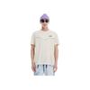 Li Ning Logo Print Schnelltrocknendes Atmungsaktives Kurzarm-T-Shirt Herren Oberteile Mondlicht-Grau ATST535-3