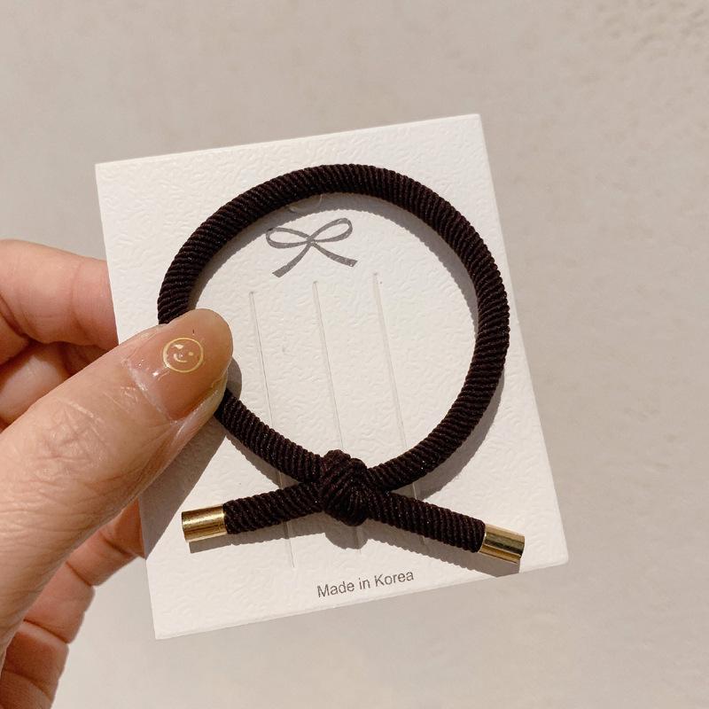 Korean High Elastic Knotted Hair Scrunchie for Women