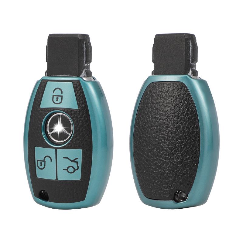 Mercedes-Benz Key Cover for E300L, C260L, GLE350, A200L, GLB220, GLC300L - Men's Car Key Protection
