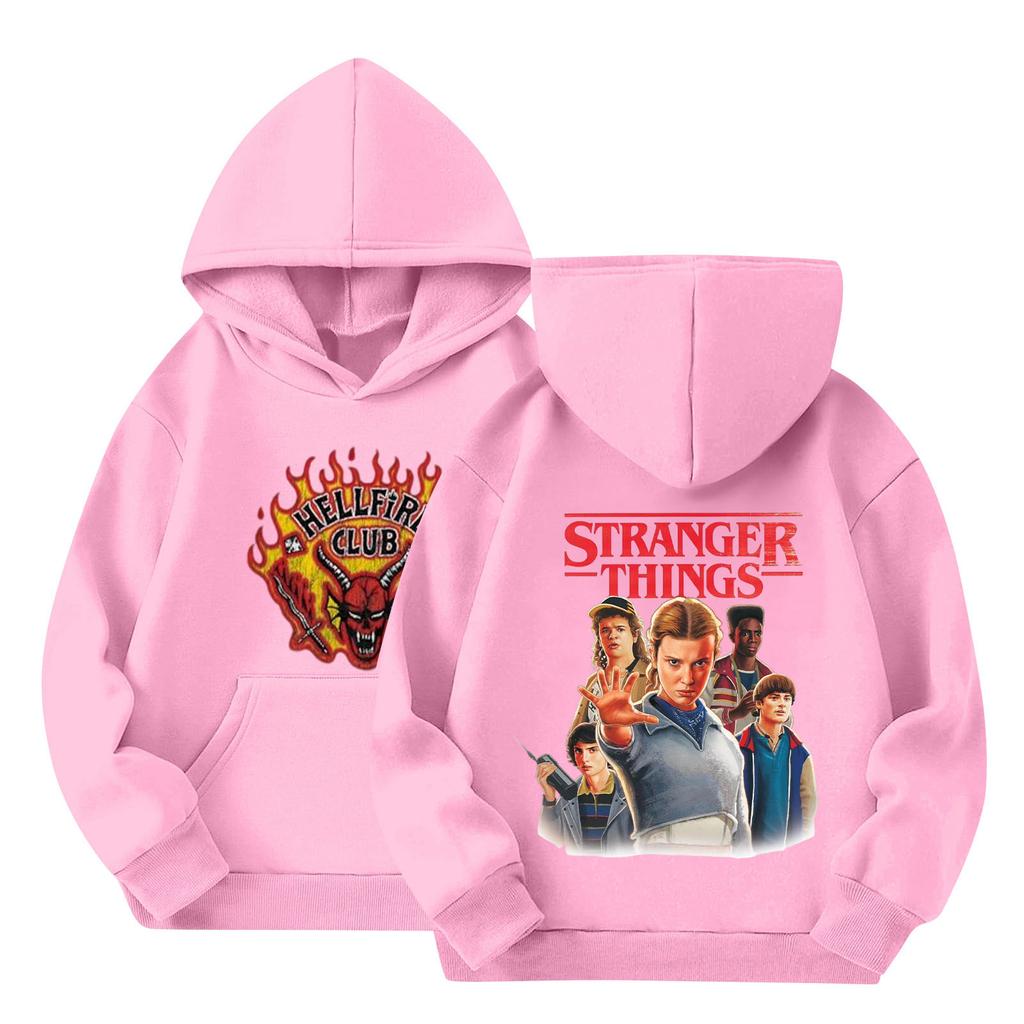 Kinder Kapuzenpullover mit Farbverlaufdruck Langarm Lockeres Sweatshirt Sweatshirt