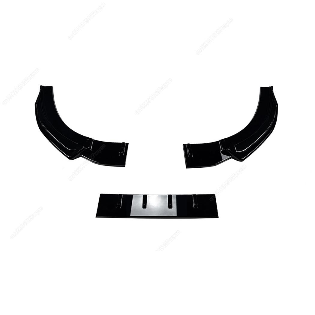 

3 шт. Сплиттер-диффузор для губы переднего бампера автомобиля для VW Golf 8.5 MK8.5 GTI Rline 2024-2025+ АБС глянцевый черный обвесы тюнинг