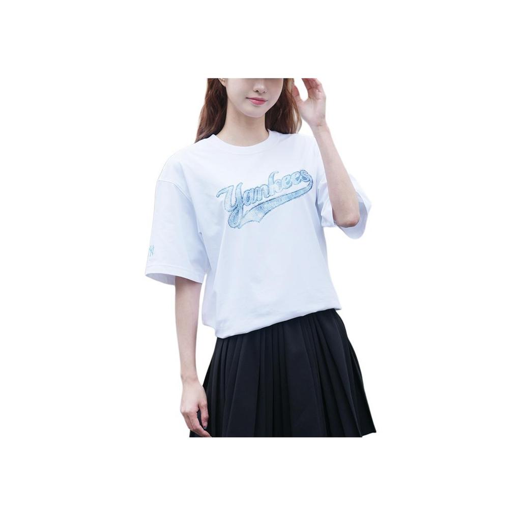 New MLB New York Yankees Old Flower T-Shirt Unisex Ecru 3ATSM1453-50WHS