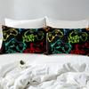 Colorful Gamepad 3D Print Quilt Cover Set Fashion Cool Fragment Game Console Bedding Set Polyester Soft Comfortable Duvet Cover