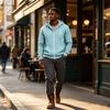 Men's Long Sleeve Hoodie Zip Up Sweatshirt for Fall Winter