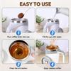 Automatischer Magnetischer Rührbecher Kaffee Elektrische Schnelle Rührgeschwindigkeit Magnetisches Leises Rühren Reisebecher Automatisches Mischen Edelstahlbecher