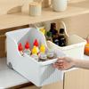 Compact Plastic Kitchen Bin with Wheels and Open Top for Effective Dish Storage