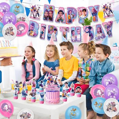 Διακόσμηση Πάρτι με Θέμα Γενεθλίων Μπάνερ Κρεμαστή Σημαιά Σημαιά Τούρτας Μπαλόνι - Σετ