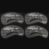 24 Models/sets of Eyebrow Modification Template Kit Template Shaping Device DIY Tool Thrush Card Board Stroke Template