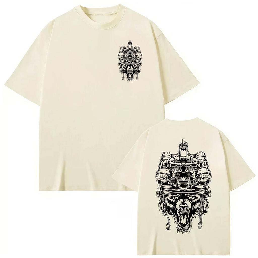 Forward Observations Group Print T-shirt Men Women Gothic Vintage Short Sleeve T-shirts High Quality Oversized T Shirt